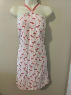 Adorable flamingo strappy dress